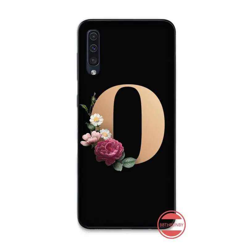 Чехол для телефона с 26 английскими буквами и именем чехол Samsung Galaxy M10 20 30 A 40 50 70 71 6S