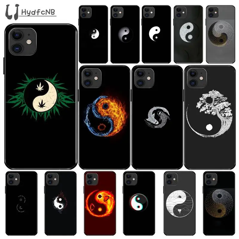 LJHYDFCNB восемь диаграмм Taiji Yin Yang силиконовый чехол для телефона IPhone 11 Pro XS MAX 8 7 6 6S Plus X