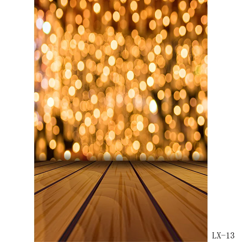

SHUOZHIKE Light Spot Bokeh Glitter Wooden Floor Portrait Photography Backdrops Props Photo Studio Backgrounds LX-5507