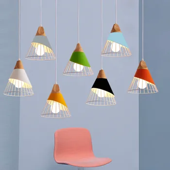 

Modern Bar Lamp Northern European-Style Modern Restaurant Chandelier Creative Cold Drinks Shop Table Small Droplight Led Pendant