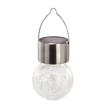 

solar crack light ball / hanging lamp outdoor colorful landscape lamp LED glass ball street lantern garden