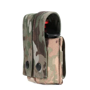 

Hunting Double Molle Pistol Magazine Pouch Flashlight Holder Airsoft Accessories Shooting Waist Belt Bag