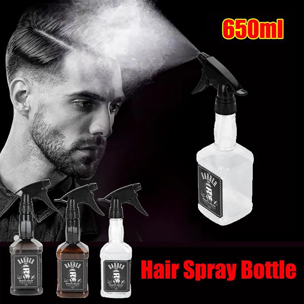 

650ML Hairdressing Spray Bottle Empty Bottle Refillable Mist Bottle Salon Barber Hair Tools automatic spray kettle Water Sprayer