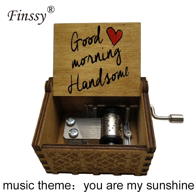 Музыкальная шкатулка с изображением ручного ed you are my sunshine для жены любит мужа
