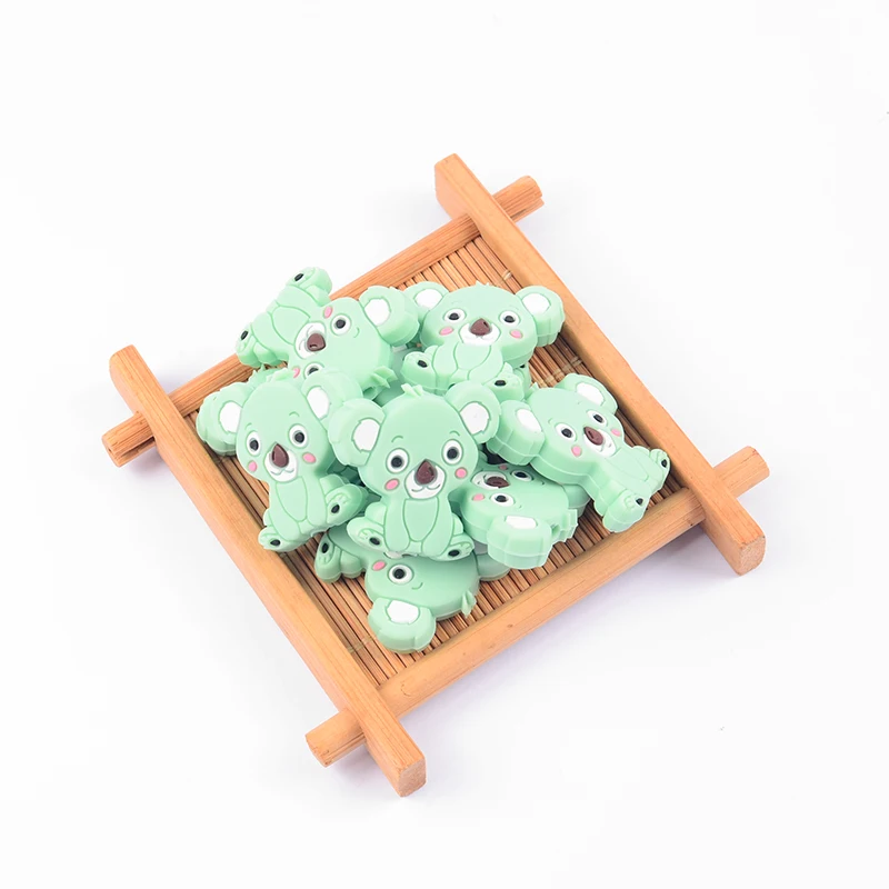 10 шт./лот детская силиконовая цепочка для соски пустышки бусины сделай сам в виде