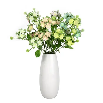 

5 bouquet 50 cm silk white cherry blossom artificial flowers artificial flowers bouquet for wedding home room party decoration