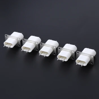 

5Pcs Electronic Microwave Oven Magnetron 4 Filament Pin Sockets Converter Home
