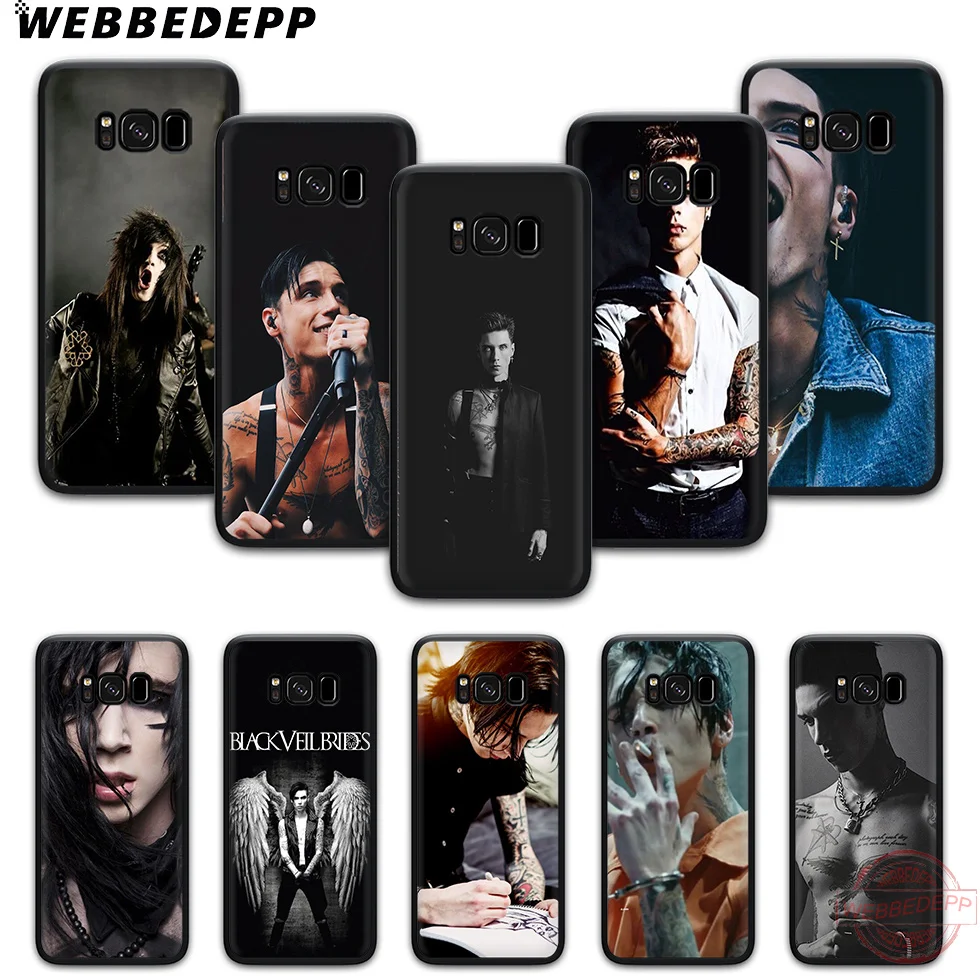 WEBBEDEPP Andy Biersack Veil Brides BVB мягкий чехол для телефона Samsung S6 S7 Edge S8 S9 S10 Plus J4 J6 J7 J8 Note8 9 10 |