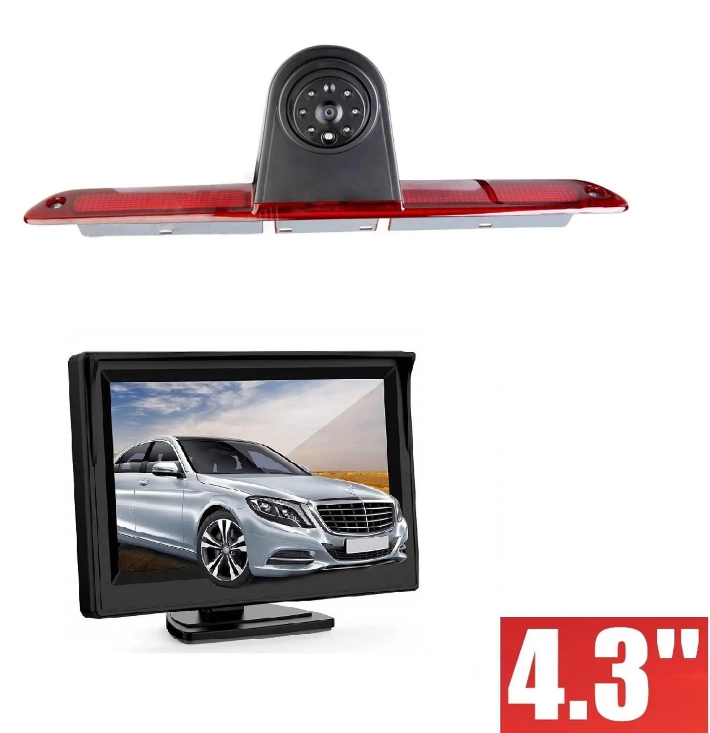 Misayaee HD 3rd Brake Light Camera for MB Mercedes Sprinter W906 1500 2500 VW Crafter  Rear View Backup Night Vision Camera