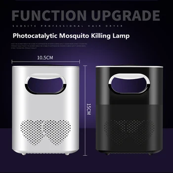 

USB Electronica LED Photocatalyst Mosquito Trap Killer Household Indoor Mute Fly Killer Bug Zapper Pest Catcher