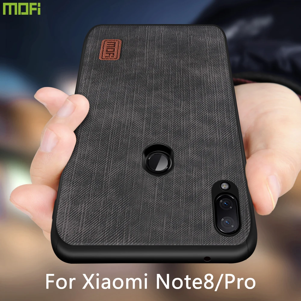 

Mofi For Xiaomi Redmi Note 7 Pro Case note 8T Case Redmi Note7 Cover Housing Silicone shockproof jeans PU leather TPU