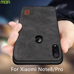 На Алиэкспресс купить чехол для смартфона mofi for xiaomi redmi note 7 pro case note 8t case redmi note7 cover housing silicone shockproof jeans pu leather tpu