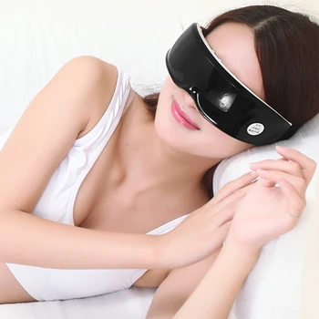 

Wireless Rechargeable Vibration Smart Eye Massager Eyes Care Device Wrinkle Fatigue Relieve Magnet Therapy Massage Glasses