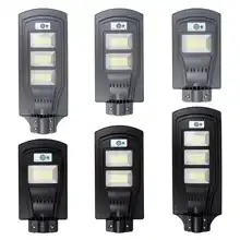 250 Вт 480 Вт 680 Вт Солнечный уличный свет наружное освещение Сад двора стены шоссейные парковки охранная лампа IP67 водонепроницаемый