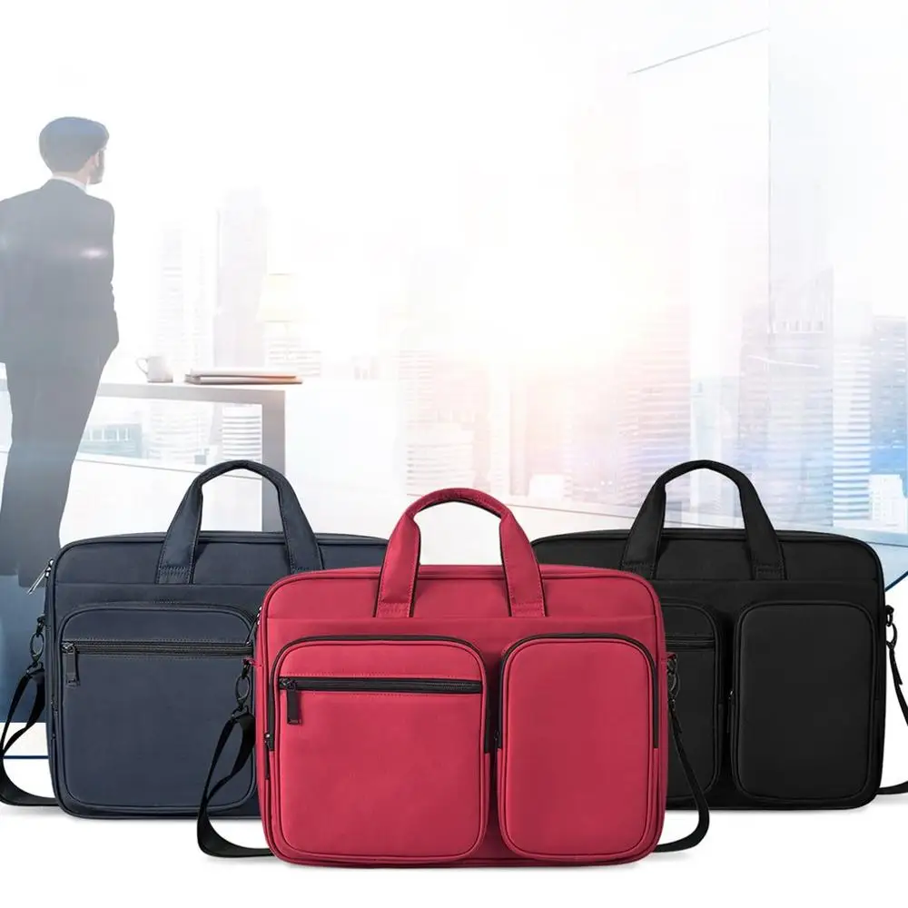 Открытый путешествия однотонный деловой стиль модный ноутбук рукав сумка-чехол Противоударная сумка подходит для Macbook