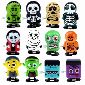 

12pcs Clockwork Toy Practical Funny Creative Cartoon Walking Toy Halloween Wind Up Toy Wind Up Toy for Kids Children Boys