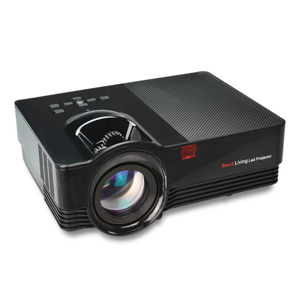VS67 4 дюймов 1080P HD проектор для домашнего кинотеатра Высокоточные Стеклянные оптические компоненты