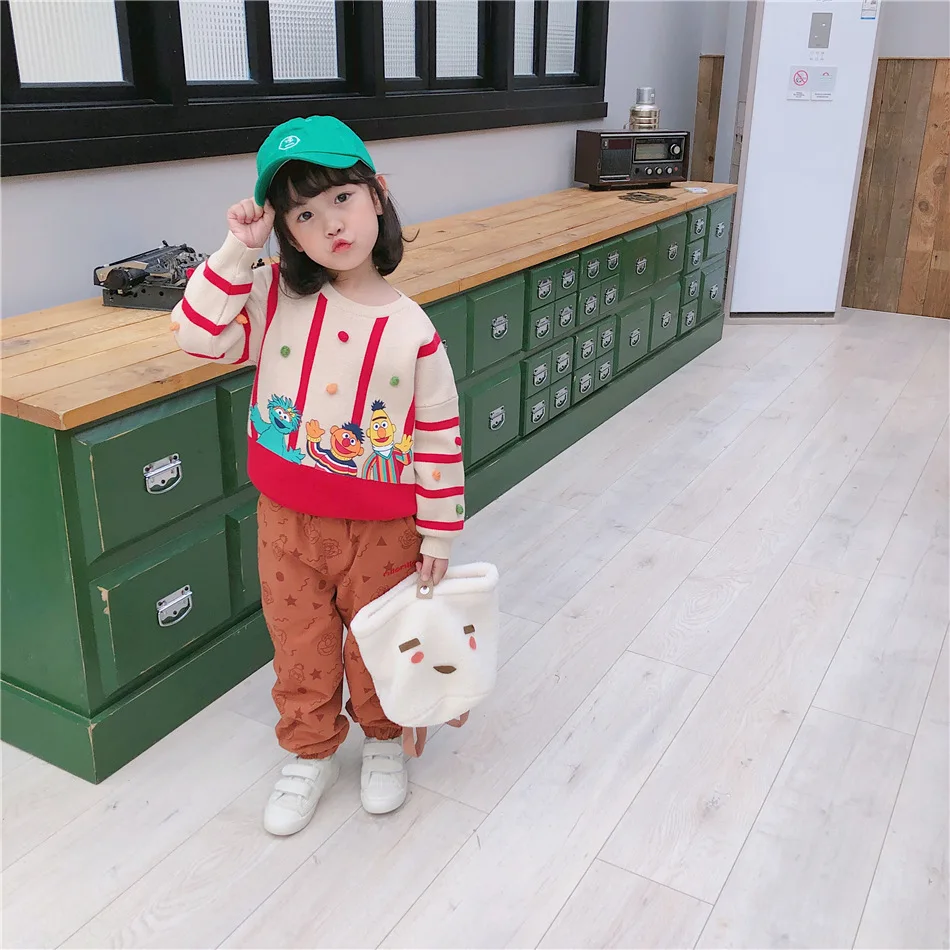 Tonytaobaby/Новинка; зимняя детская одежда для мальчиков и девочек; цветной хлопковый свитер с вертикальным рисунком; Рождественский свитер