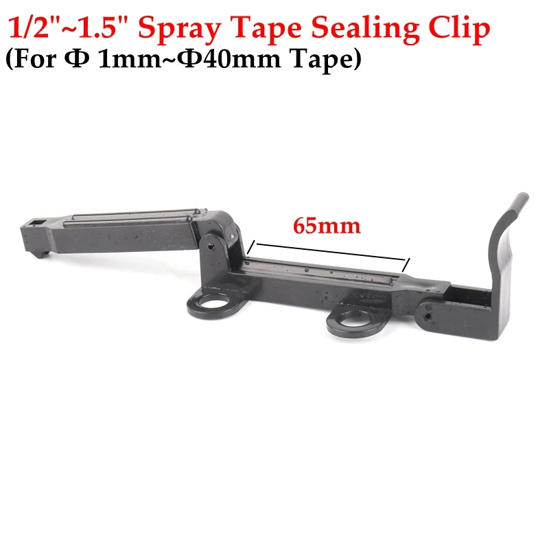 65mm Sealing Clip 1," 40 мм тонкие мягкие соединители для полива, тройник, соединитель для шланга, клапан для капельного шланга, трубные соединения, мягкие фитинги для труб - Цвет: 65mm Sealing Clip