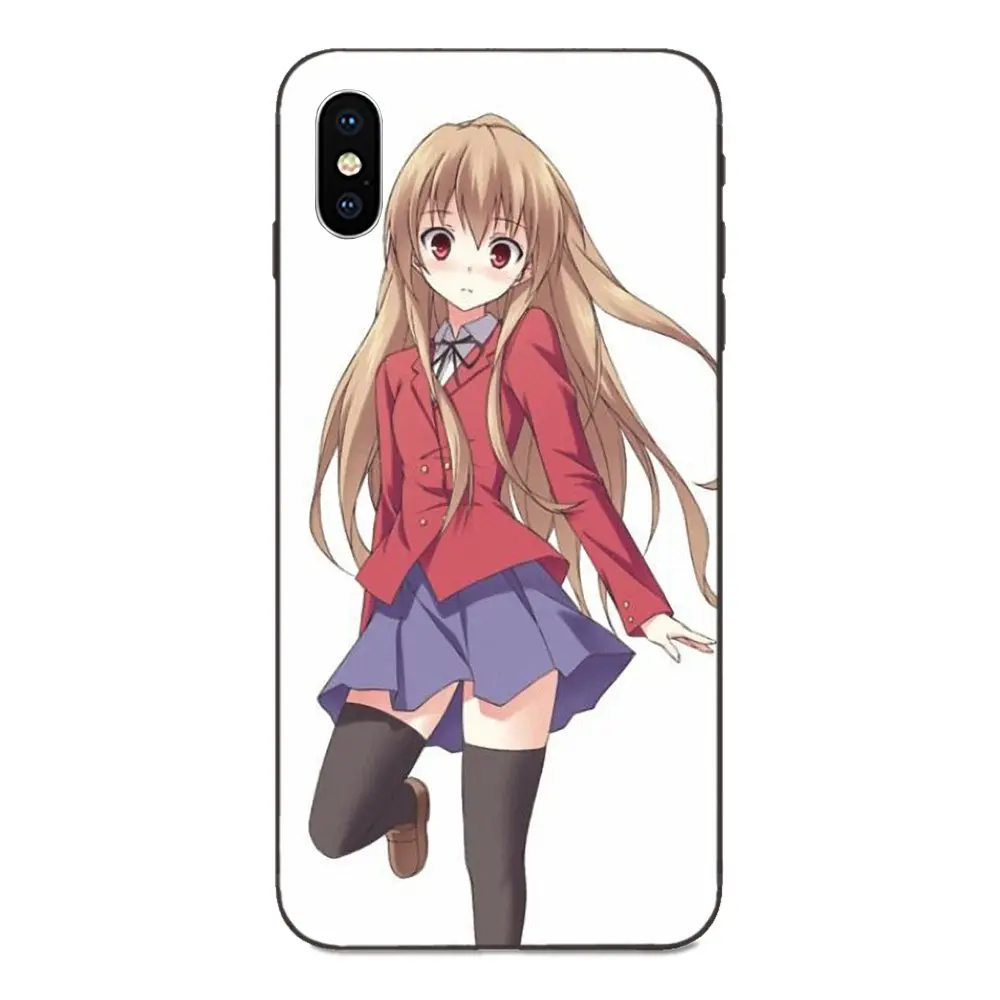 Мягкий Силиконовый ТПУ Черный Стильный чехол Toradora школьная форма айсаки тайки