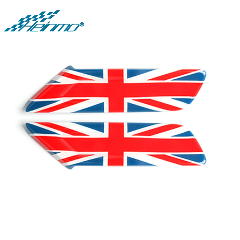 Union Jack F54 Для Mini Cooper F54 автомобильный стикер для Mini F56 поворотник крыло крышка для Mini Cooper F55 F57 F56 автомобильный стиль аксессуары наклейка - Название цвета: Union Jack F54