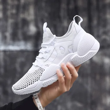 

Autumn in 2019 casual korean version trend wild net red tide shoes rubber designer sneakers men white platform sneakers for men