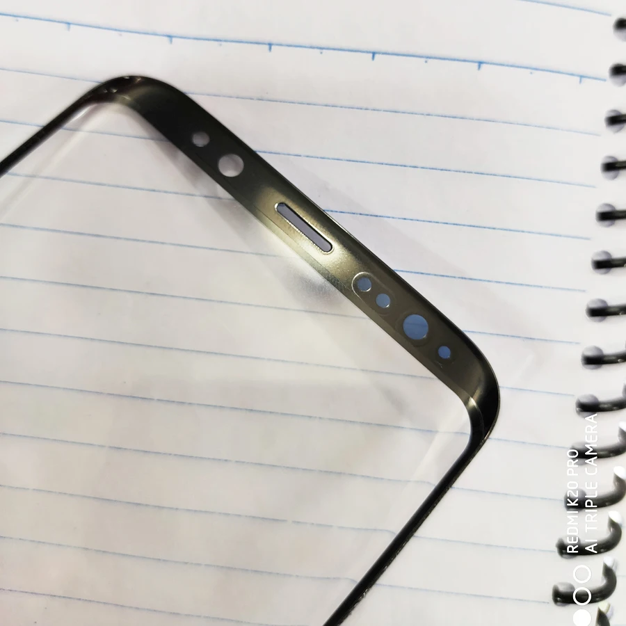 10 шт./лот переднее стекло с OCA для Samsung Galaxy S8 g950 G955 S9 G960 G965 Plus сенсорный экран крышка объектива ЖК внешняя панель