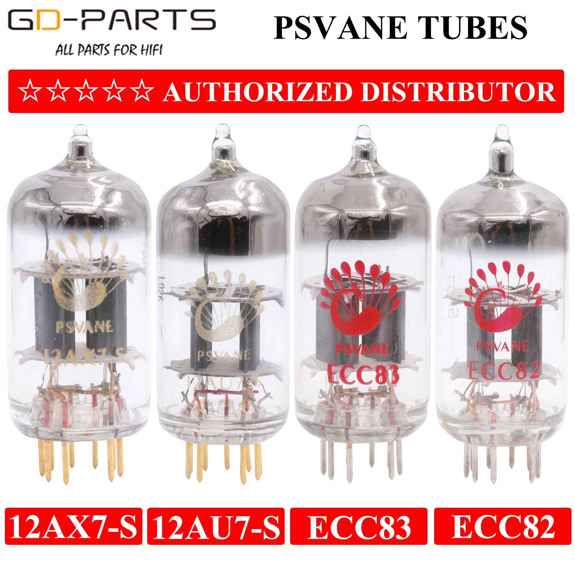 US $22.41 PSVANE Newest ART Series Vacuum Tubes ECC82 ECC83 12AX7S 12AU7S For Vintage HiFi AUDIO Tube Guitar Amplifier DIY