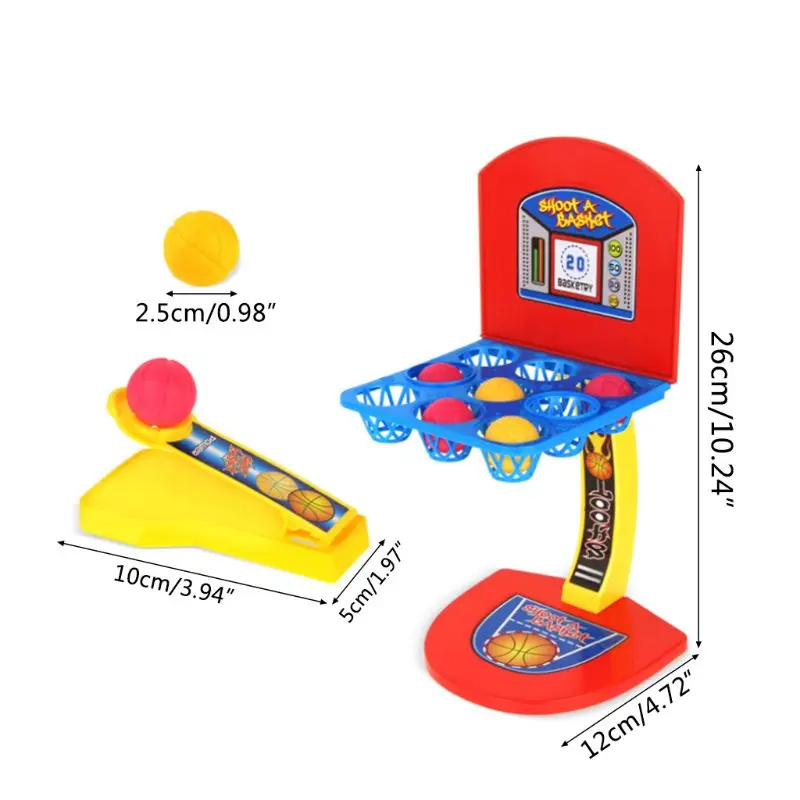 

Mini Table Toys Desktop Shooting Basketball Hoop Parent-child Interactive Game Gift For Children Kids