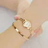 1pcs Small Fashion Women Watches Rose Gold Luxury Stainless Steel Ladies Wristwatches Diamond Female Bracelet Watch Gifts ► Photo 3/4