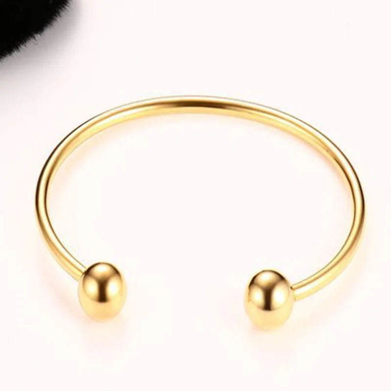 Женский Открытый браслет из нержавеющей стали европейский и американский стиль