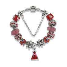 Модные ювелирные браслеты, Diy бисерные браслеты, большой красный фестиваль богатства браслет