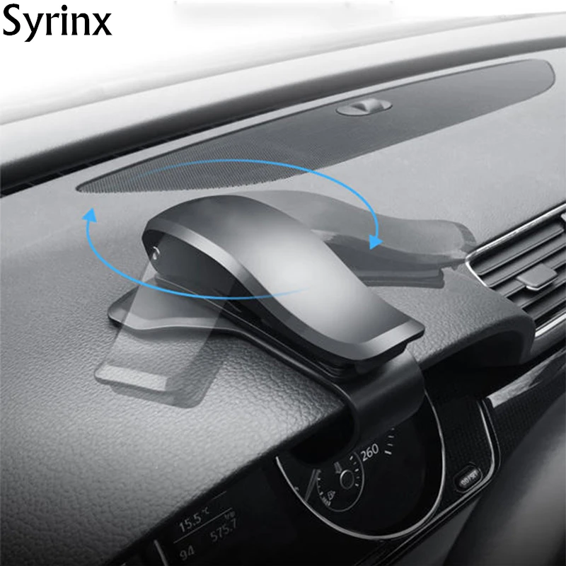 Syrinx Car Dashboard Phone Holder Stand Universal Car Cellphone Support 360 Rotation For iphone Samsung Huawei Smartphone Mount Syrinx Car Dashboard Phone Holder Stand Universal Car Cellphone Support 360 Rotation For iphone Samsung Huawei Smartphone Mount