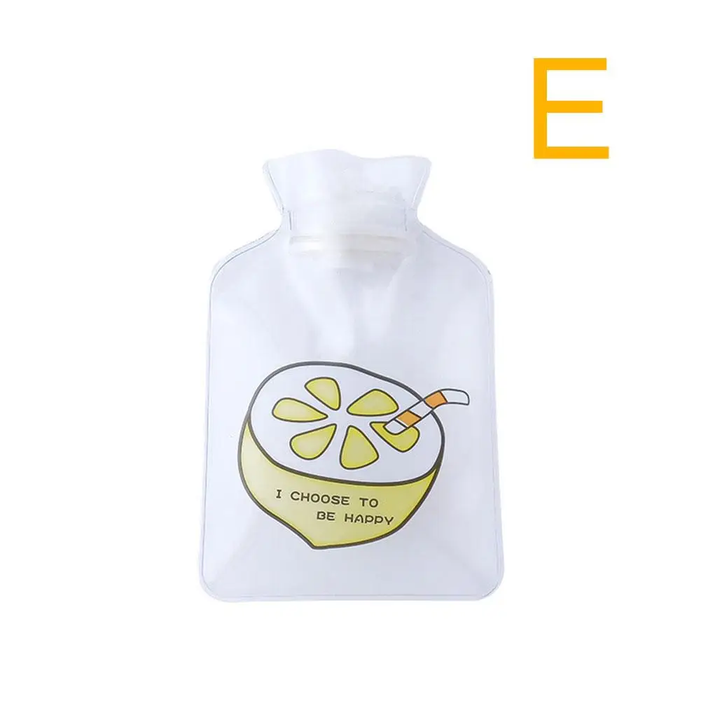 1 шт. мультяшная ручная бутылка для теплой воды простая зимняя теплая сумка для воды Студенческая портативная мини-бутылка для теплой воды - Цвет: E