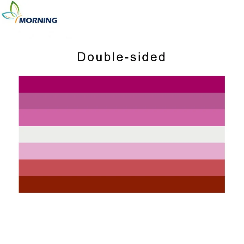 MORNING custom 60*90/90*150 pride vlaggen баннер - Цвет: C Double Sided