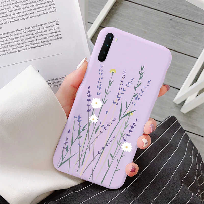 flip cover For OnePlus Nord Case 6.44" Phone Cover Soft Silicone Cases For One Plus Nord OnePlusNord 1+Nord Flower Protective Fundas Cover iphone waterproof bag Cases & Covers
