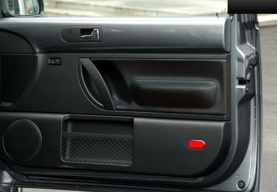 MYVPRO Maniglia Porta Set di Maniglie per Pannelli in Metallo da 1 Paio per Sostituzione della Maniglia per Porte Interne per Beetle 1998-2010 Auto Maniglia Portiera Interna (Colore : Nero