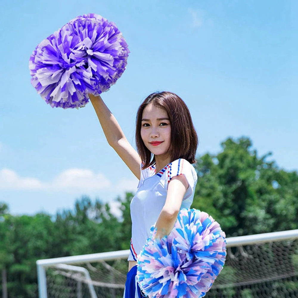 30cm Game Sports Pom Poms Cheerleading Cheering Flower Ball Match Vocal Dance Party Concert Decorator Props Club Supply cheerleading pom poms,cheerleading ball