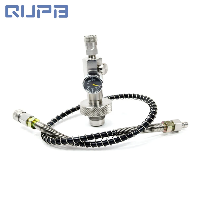 

PCP Airforce Filling Adapter DIN Station Stainless Steel Push Air Bleed with Different Hoses