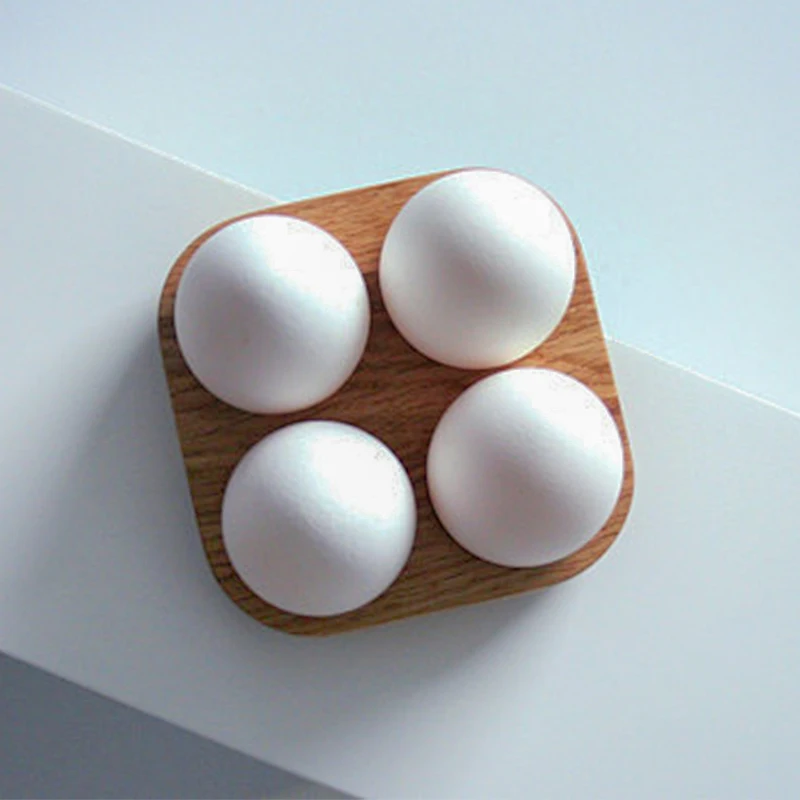 Деревянный двухрядный ящик для хранения яиц, Домашний Органайзер, яичная подставка, аксессуары для кухни, лоток для хранения яиц WJ111222