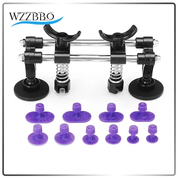 

1set Repair Dent Paintless Dent Puller Kit Car Auto Body Removal Slide Suction Cup Bridge Set Car Damage Maintence WZZBBO0111