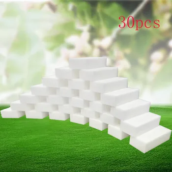 

30 Pcs White Magic Sponge Eraser Cleaning Melamine Foam Cleaner Kitchen Pad Useful Soft Sponge Cleaner high quality