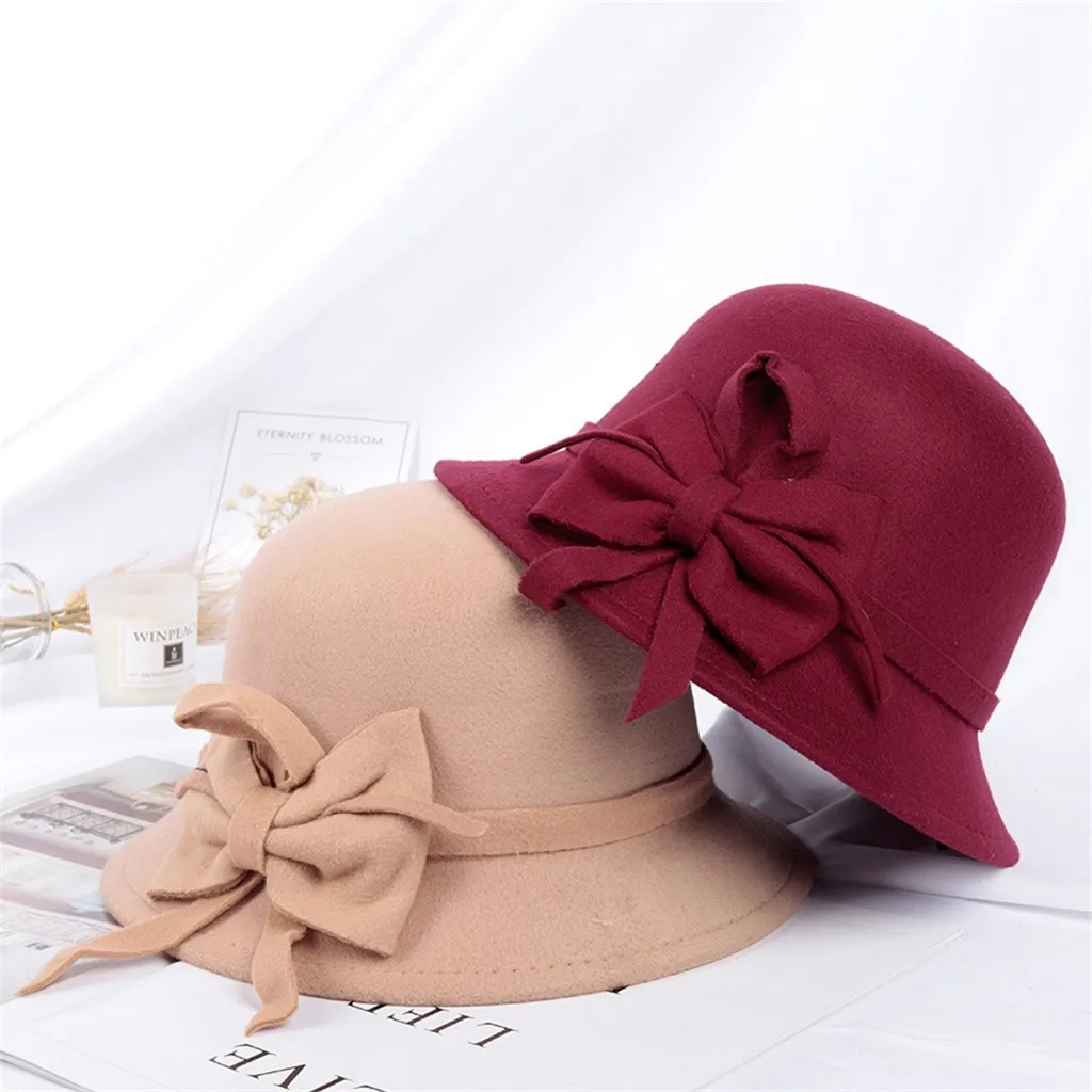 

Female pop Autumn Winter Fashion Casual Hat Dome British Top Hat шапка женская sombrero mujer Elegant women Hats caps