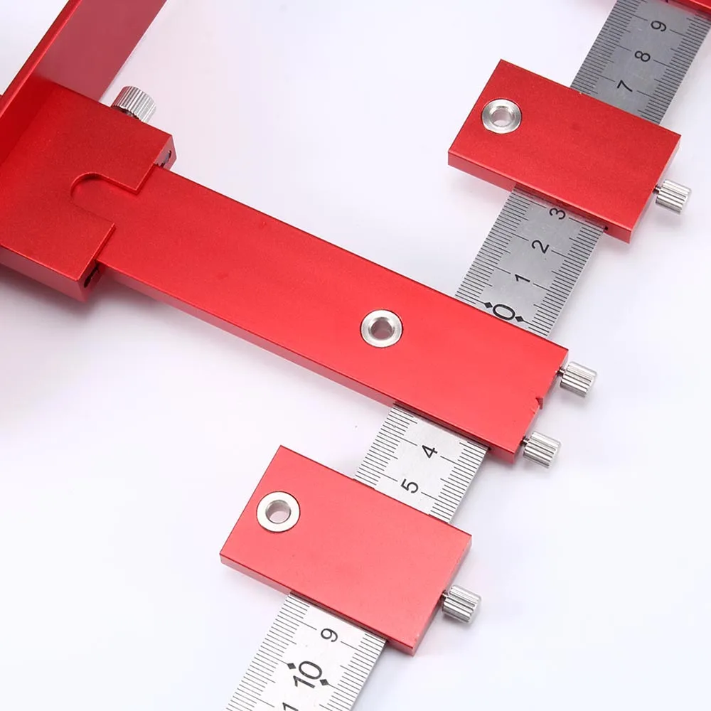 

Drilling Locator Set Door Concealed Hinges Holes Boring Jig Template Drill Guide