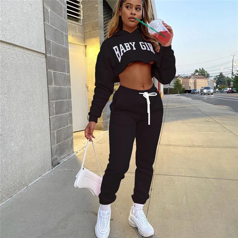 crop top and jogger