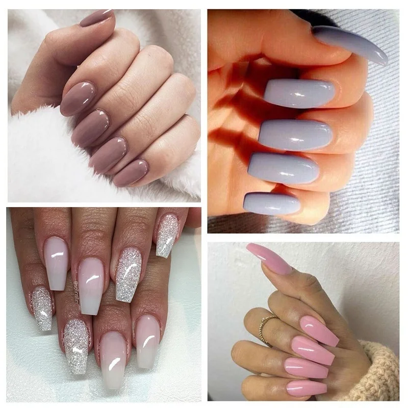 Azure beauty 24 шт./лот набор гелей для ногтей, долговечный УФ/светодиодный Гель-лак, Полупостоянный Гель-лак, вылечиваемый УФ-лампой
