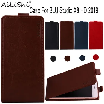 Перейти на Алиэкспресс и купить AiLiShi чехол для BLU Studio X8 HD 2019 с откидной крышкой высшего качества из искусственной кожи чехол BLU эксклюзивный 100% защитный чехол для телефона + о...