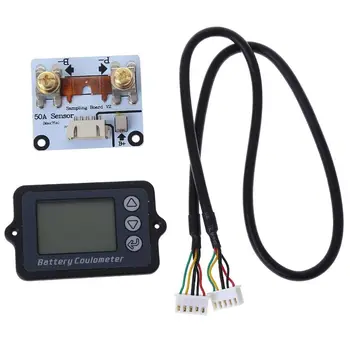 

DC 8-80V 50A Battery Coulometer TK15 Battery Tester for LiFePo Coulomb Counter