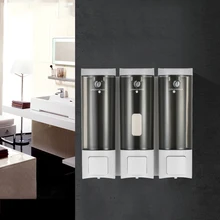 Диспенсер для жидкого мыла, насос для ванной, ручной сенсорный диспенсер для мыла, настенный диспенсер для шампуня, для кухни, ванной, гель для душа