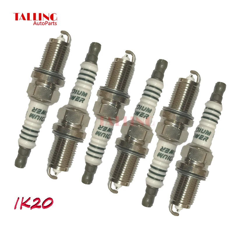 6 шт./лот иридий мощность свечи зажигания IK20 5304 для Toyota Audi Mitsubishi IK20-5304 | Автомобили